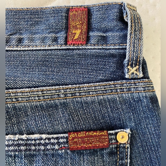 EUC 7 For All Mankind Jagger low rise bootcut women’s jeans size 28 - Picture 4 of 7